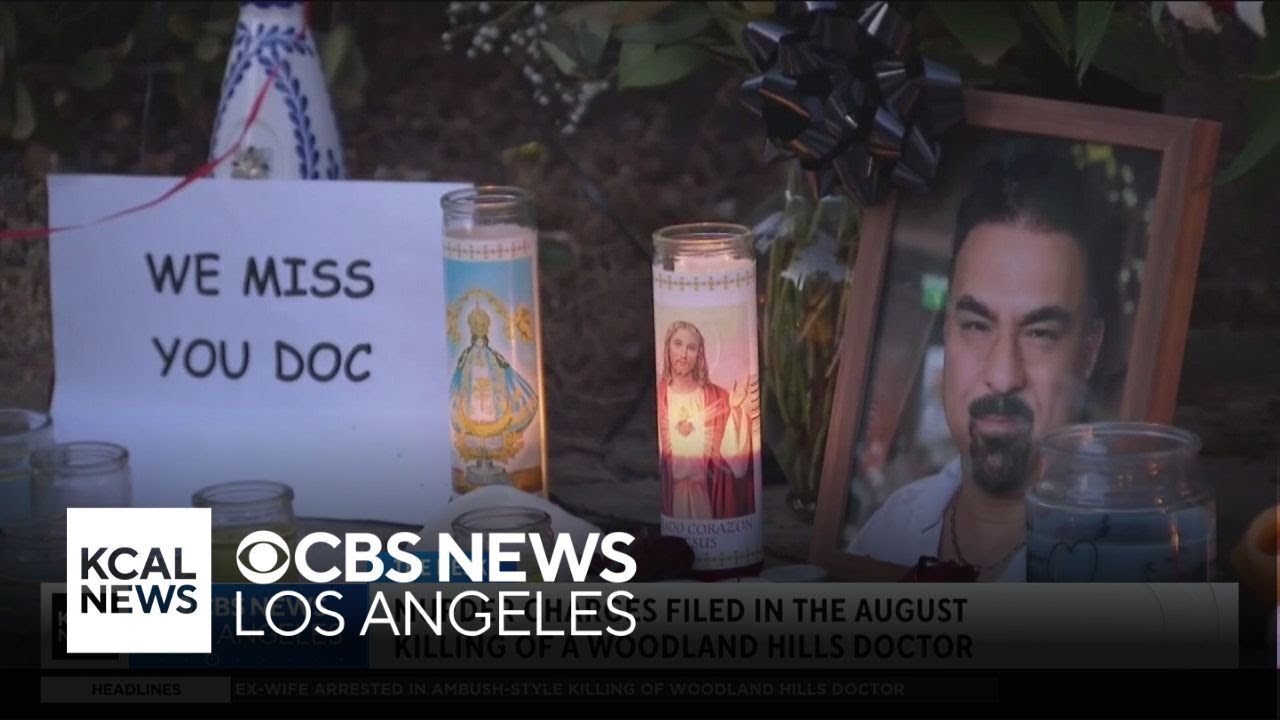 3 charged in Woodland Hills doctor's death after ex-wife's arrest - YouTube