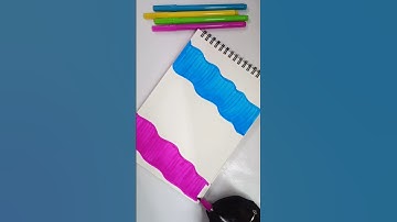 Simple Front page border design #borderdesigns #art #frontpage #shorts