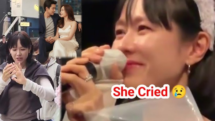 Son Ye-jin Cried Again during her zrecent Appearance! Hyun Bin supported  her at the side