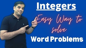 How to solve Word Problems | Integers |  Class 6 and Class 7| Asim Mishra