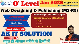 #17 JavaScript || JavaScript Bitwise Operators || #olevelexam, #olevlem2-r5 || olevelresult ||