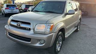 2005 Toyota Sequoia VIN 238808: INTERIOR & EXTERIOR