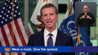 Live daily coverage provided by the california governor's office