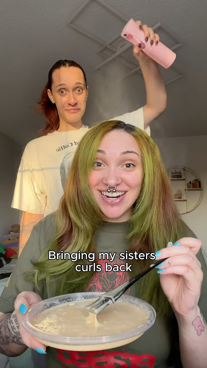 Bringing my sister‘s curls BACK!! #curlyhair 