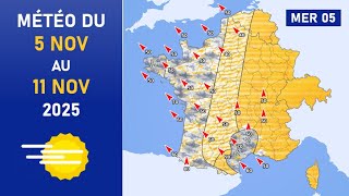 Météo Du Mercredi 5 Au Mardi 11 Novembre 2025