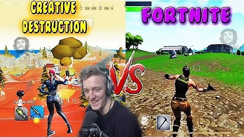 Tfue : FORTNITE vs Creative Destruction
