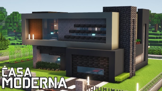 Minecraft Modern House/Casa Moderna Survival en Minecraft : u/Craftxing