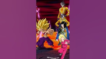 Who is stronger | Caulifa VS Gamma 1, Gamma 2, Android 17 & Android 18 #short