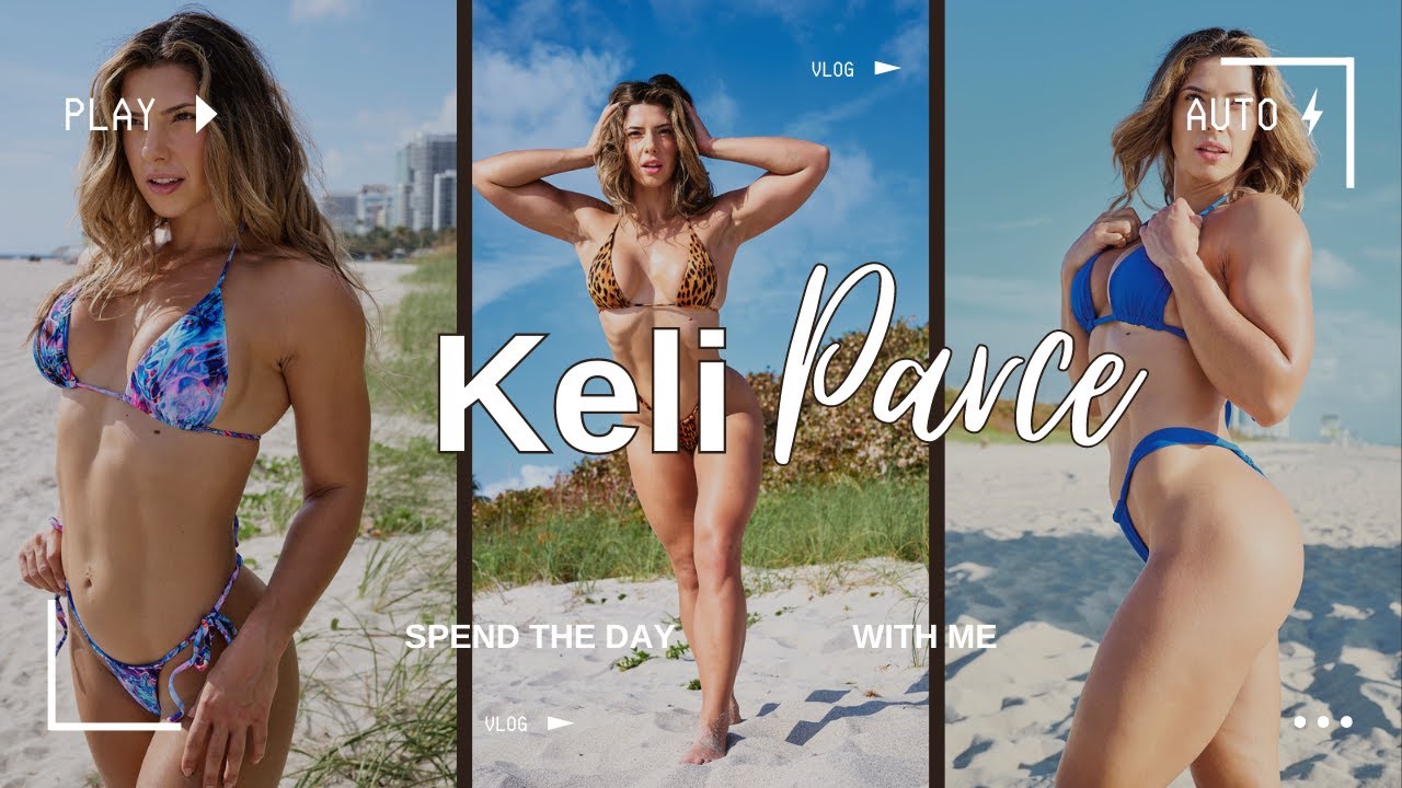 Fearless fitness model Keli rocks swimwear at Haulover Beach