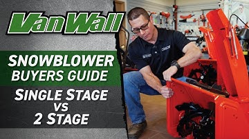 Snowblowers: Single Stage vs. Two Stage