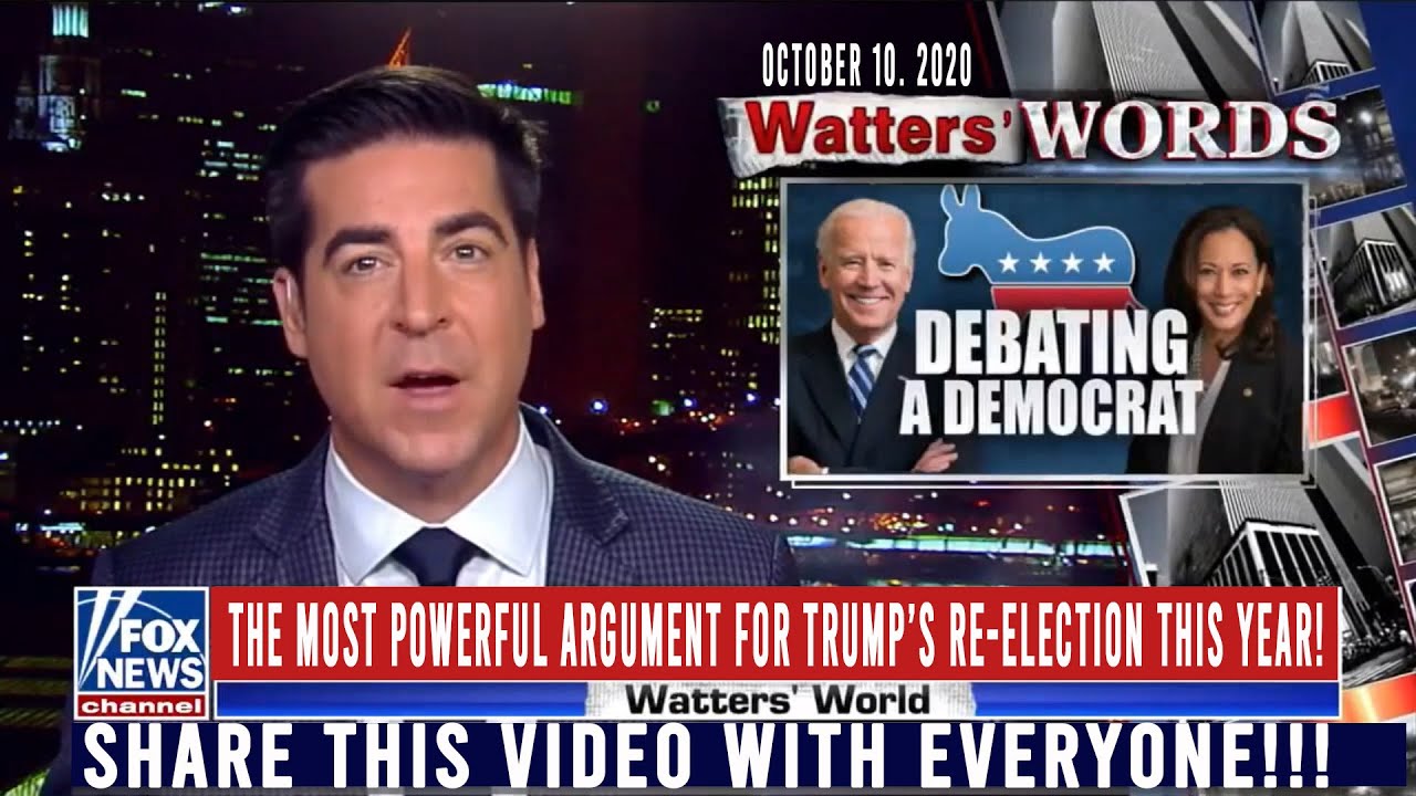 Jesse Watters Gives The Most Powerful Argument for Trump's Re-Election ...