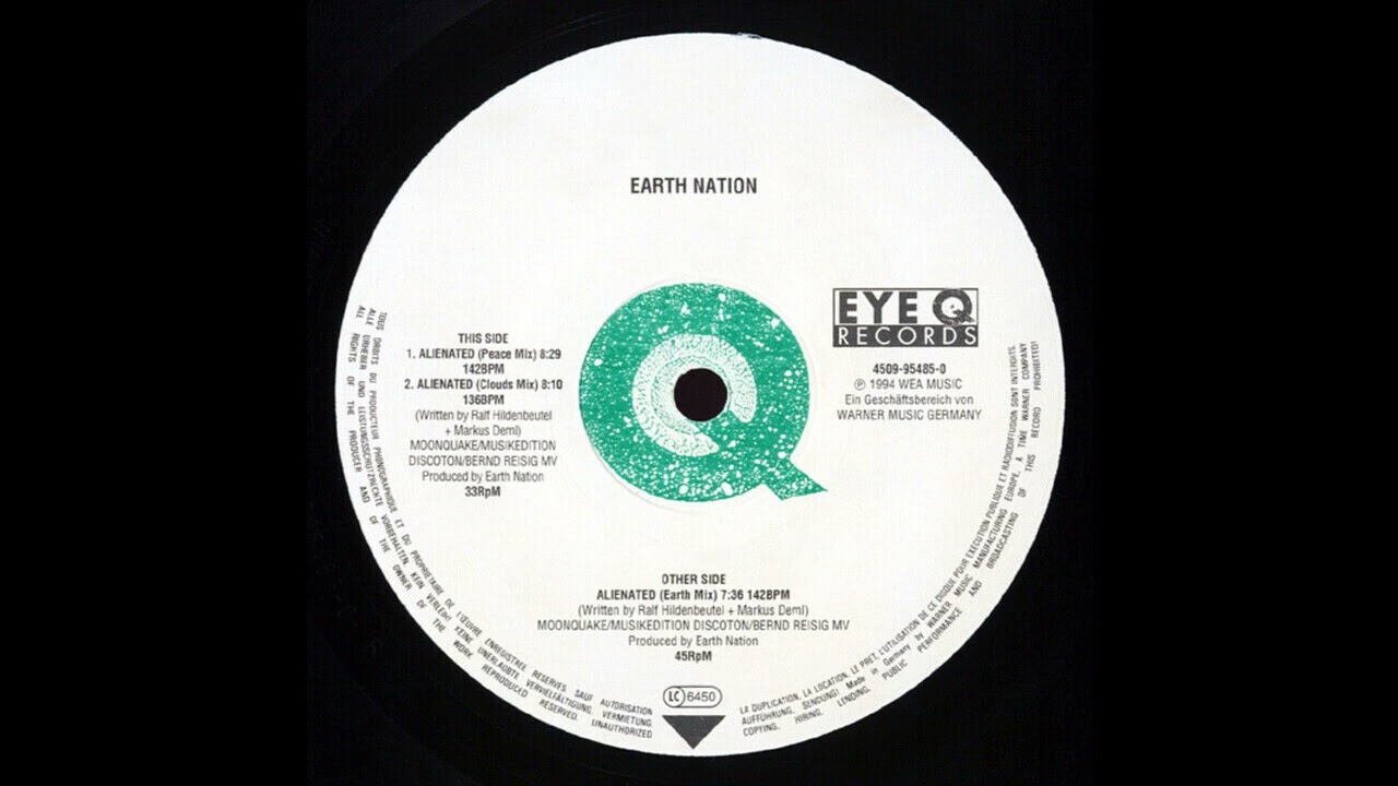 Earth Nation - Alienated (Earth Mix) 1994 - YouTube