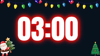 3 Minute Timer Video | Xmas Activity Countdown Timer