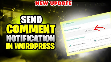 How to send comment notification in WordPress?
