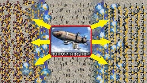 Infantry using Kirov Bombs - Red Alert 2