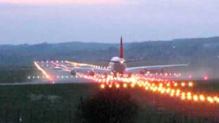 Air India Boeing 747-437 take off from EPKK 26.04.09