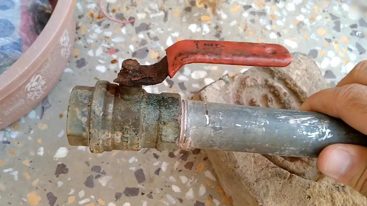 How to repair brass ball valve