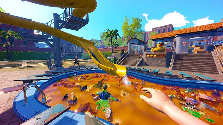 I Became a Millionaire by Obliterating Everyone In My Waterpark - Waterpark Simulator thumbnail