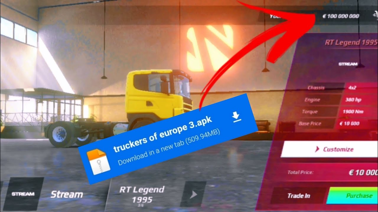تحميل لعبة truckers of europe 3 مهكرة برابط مباشر من ميديافير ✔️