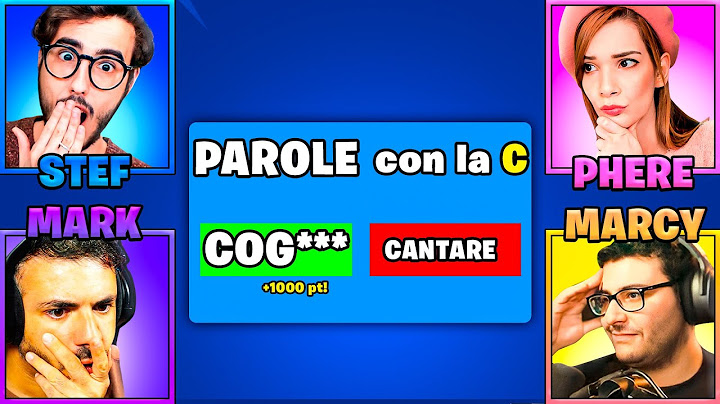 SFIDO I MIEI AMICI A DIRMI 10 PAROLE CON LA LETTERA C! - Stopots