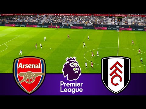 Arsenal vs Fulham LIVE | EPL Premier League 2023 Match | Watch Along &amp; PES Gameplay