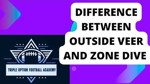The Difference Between Outside Veer and Zone Dive #flexbone #tripleoption #airforcefootball