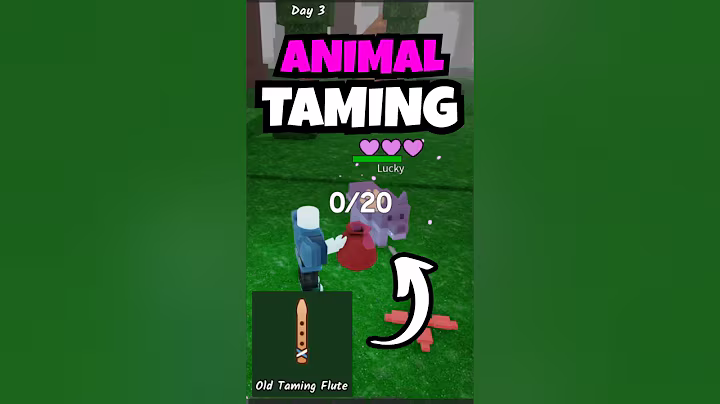 🐺 NEW Taming Update is CRAZY! – Tame Animals with the Flute in 99 Nights in the Forest