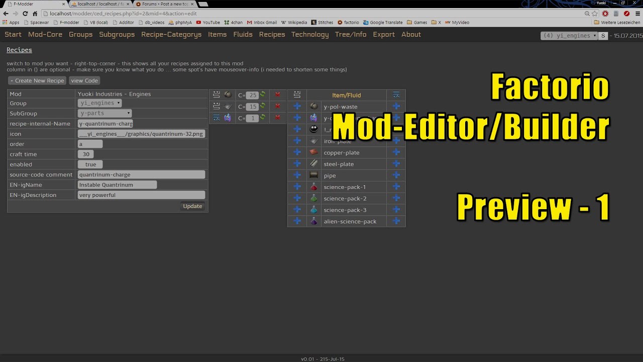 Factorio - Mod-Editor - Preview 1