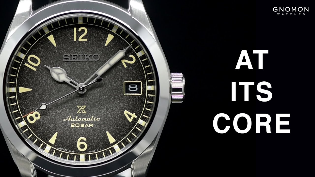 Seiko Prospex Alpinist Core Black Ref. SBDC119 - YouTube