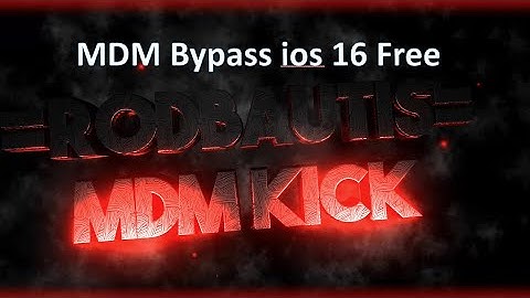 MDM Bypass ios 18.6.2 also ios 17,16 FREE Remote Management A K A MDM Updated 2025