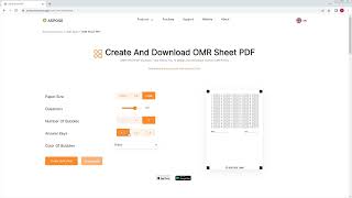 omr sheet pdf