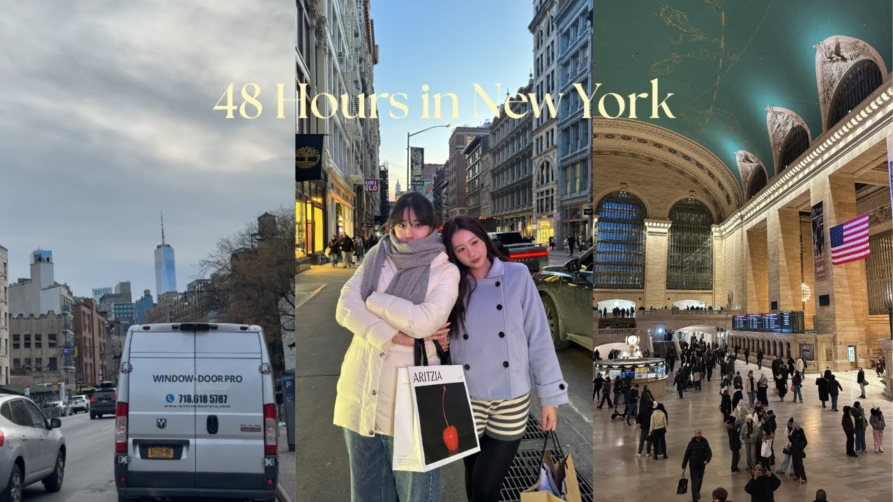 48 hours living ALONE in NYC | exchange student life, soho shopping, good eats