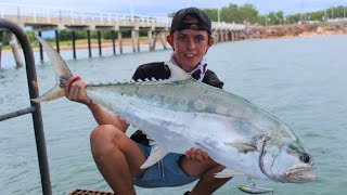 Insane Land Based Queenfish Session Darwin - Topwater Action
