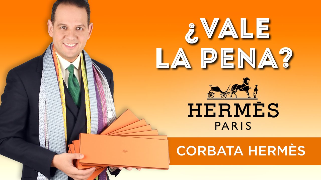 Corbatas Hermès - ¿Valen la pena? ¿o es una corbata de $180 muy cara? - YouTube