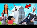 GTA 5 : SHINCHAN AND GIANT GRANNY KILLED MOMO AND EVIL NUN | (ENDING)