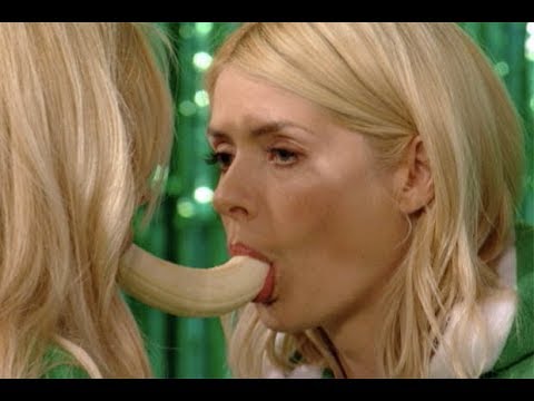 Holly Willoughby gets X-rated in seriously erotic banana game Holly Willoughby gets X-rated in seriously erotic banana game