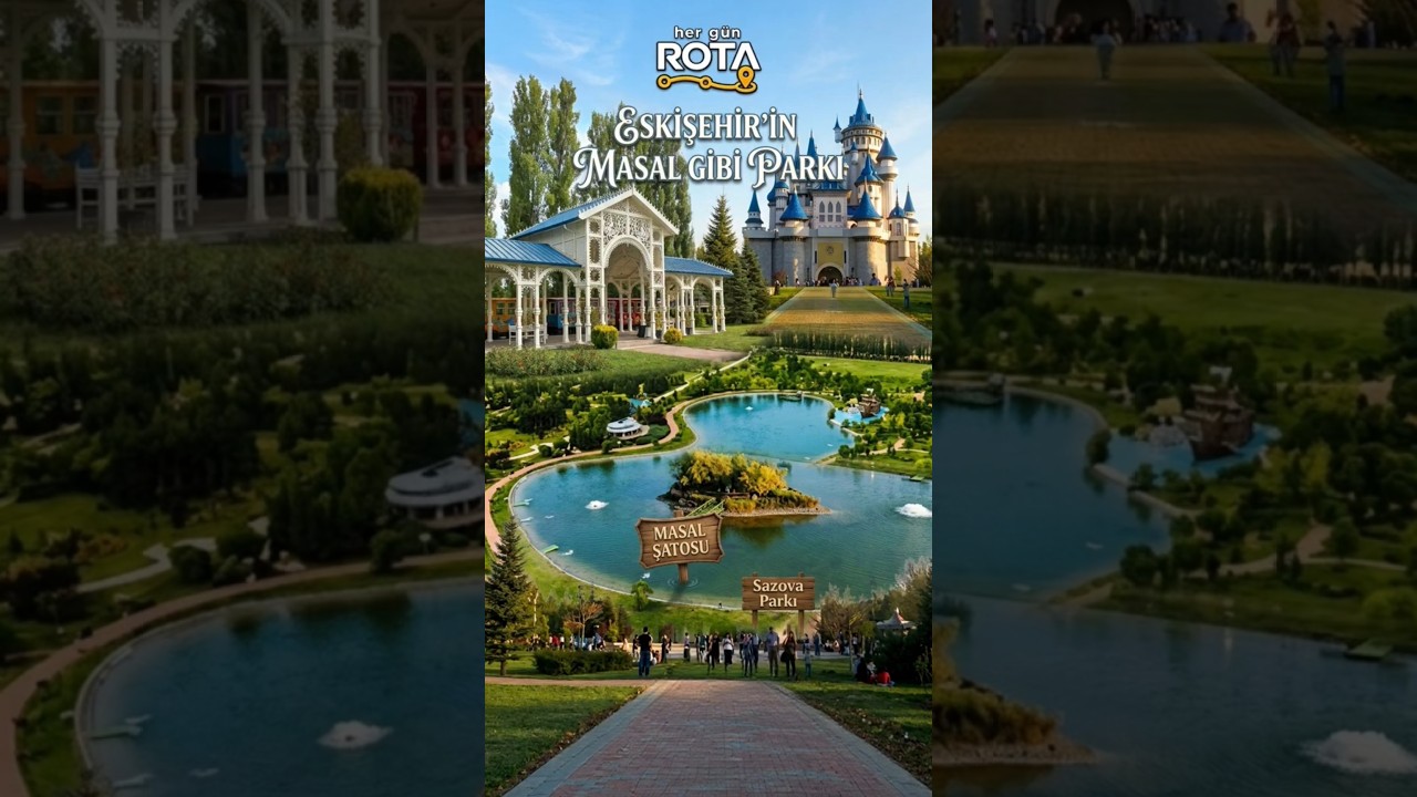 Eskişehir'in Masal Gibi Parkı 🌿🏰 | Sazova Park & Fairy Tale Castle