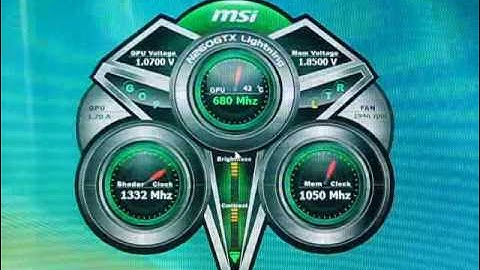 Software for Overclocking, comes with MSI N260GTX Lightning Black Edition
