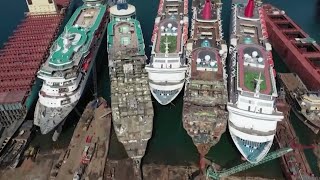 Famous The ship graveyard is filled with cruise giants Net Worth