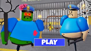 ZOMBIE BARRY'S PRISON RUN! SCARY OBBY FULL GAMEPLAY #roblox #obby