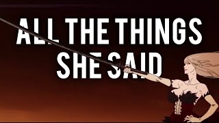 AMV - Kizumonogatari [t.A.T.u - All The Things She Said]