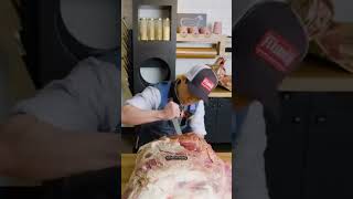 Satisfying Meat Cutting ✨ | Perfect Knife Skills #bbq #shorts #bbqmeat #bbqfoodbeefusa
