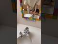 手洗いだけで不思議そうなお顔をする1歳 #育児 #赤ちゃん /Pachikuri-chan looks amazed just by washing her hands.