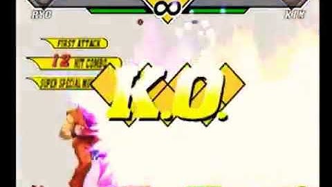 CVS2 RYO Tech Throw Reversal カプエス2 リョウ 投げ抜けリバサ