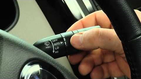 2011 - 2007 Mazda CX-9 Rain Sensing Wipers Washers Tutorial