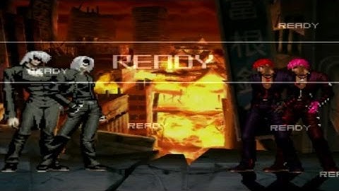 Element Kyo and Element Iori vs Bloo and Bloo | KOF WOJ  Quickies