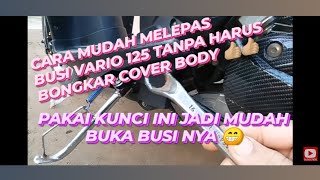 Cara membuka Cok Busi Yamaha Fino