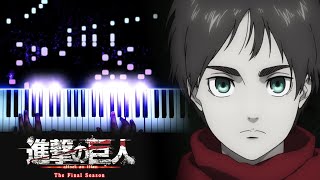 Attack on Titan Season 4 (Final Season) Part 2 ED  'Akuma no Ko' (Piano)