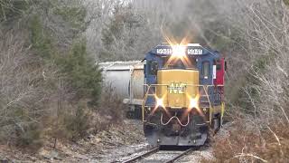NERR B40-8 5941 w/ Odd K5HA Leads Combo NE01 Rock/Sand Train on 2/22/21 (Part 1)