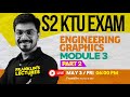 S2 engineering graphics  ktu b tech 2024 exam  franklins lectures  2019 scheme